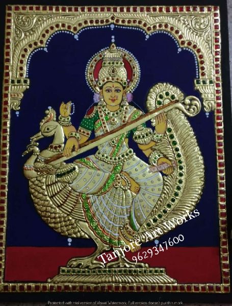 Saraswati Maa Tanjore Paintings