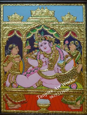 Krishna Ji Tanjore Paintings